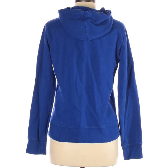 THE NORTH FACE | Cobalt Blue & Hot Pink Logo Pullover Drawstring Hoodie M - Picture 2 of 6